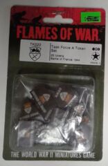 Task Force A Token Set: 26 Tokens Battle of France 1944: TK022
